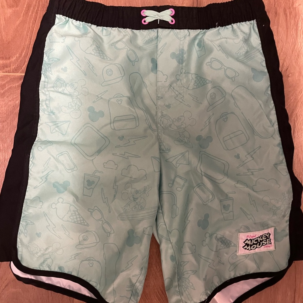 Disney Blue and Black Athletic Shorts